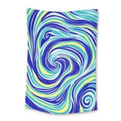 Pattern Design Swirl Watercolor Art Small Tapestry by Ravend