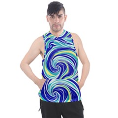 Pattern Design Swirl Watercolor Art Men s Sleeveless Hoodie by Ravend