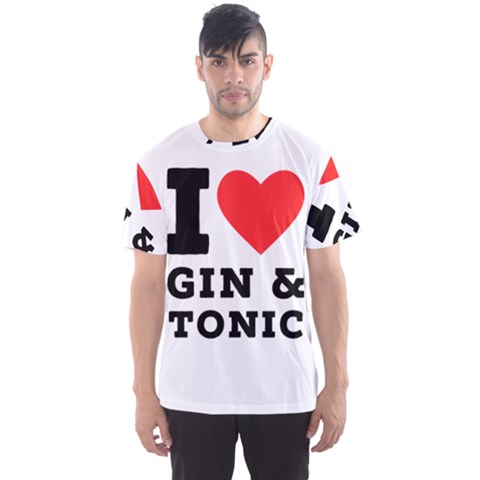 I Love Gin And Tonic Men s Sport Mesh Tee by ilovewhateva