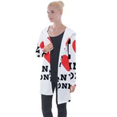 I Love Gin And Tonic Longline Hooded Cardigan by ilovewhateva