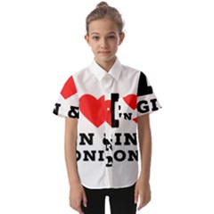 I Love Gin And Tonic Kids  Short Sleeve Shirt by ilovewhateva