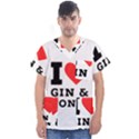 I love gin and tonic Men s V-Neck Scrub Top View1