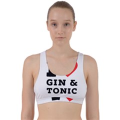 I Love Gin And Tonic Back Weave Sports Bra by ilovewhateva