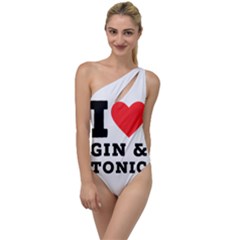 I Love Gin And Tonic To One Side Swimsuit by ilovewhateva