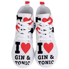 I Love Gin And Tonic Women s Lightweight High Top Sneakers by ilovewhateva