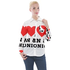 I Love Gin And Tonic Women s Long Sleeve Pocket Shirt