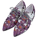 Pumpkin Ghost Witch Hat Halloween Sketch Holiday Pointed Oxford Shoes View2