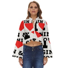 I Love Gin And Tonic Boho Long Bell Sleeve Top by ilovewhateva