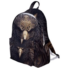 Eagle Ornate Pattern Feather Texture The Plain Backpack by Ravend