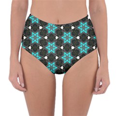 Pattern Design Scrapbooking Colorful Stars Reversible High-waist Bikini Bottoms by Ravend