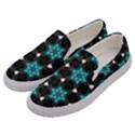 Pattern Design Scrapbooking Colorful Stars Men s Canvas Slip Ons View2