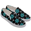 Pattern Design Scrapbooking Colorful Stars Men s Canvas Slip Ons View3