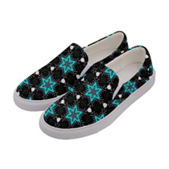 Pattern Design Scrapbooking Colorful Stars Women s Canvas Slip Ons by Ravend