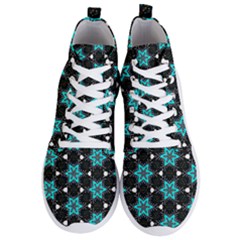 Pattern Design Scrapbooking Colorful Stars Men s Lightweight High Top Sneakers by Ravend