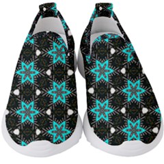 Pattern Design Scrapbooking Colorful Stars Kids  Slip On Sneakers by Ravend