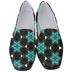 Pattern Design Scrapbooking Colorful Stars Women s Classic Loafer Heels by Ravend