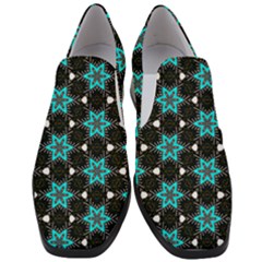 Pattern Design Scrapbooking Colorful Stars Women Slip On Heel Loafers by Ravend