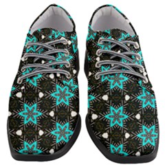 Pattern Design Scrapbooking Colorful Stars Women Heeled Oxford Shoes by Ravend