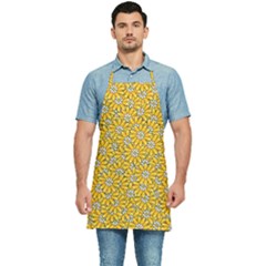 Flowers Bloom Art Colorful Artwork Design Pattern Kitchen Apron by Ravend