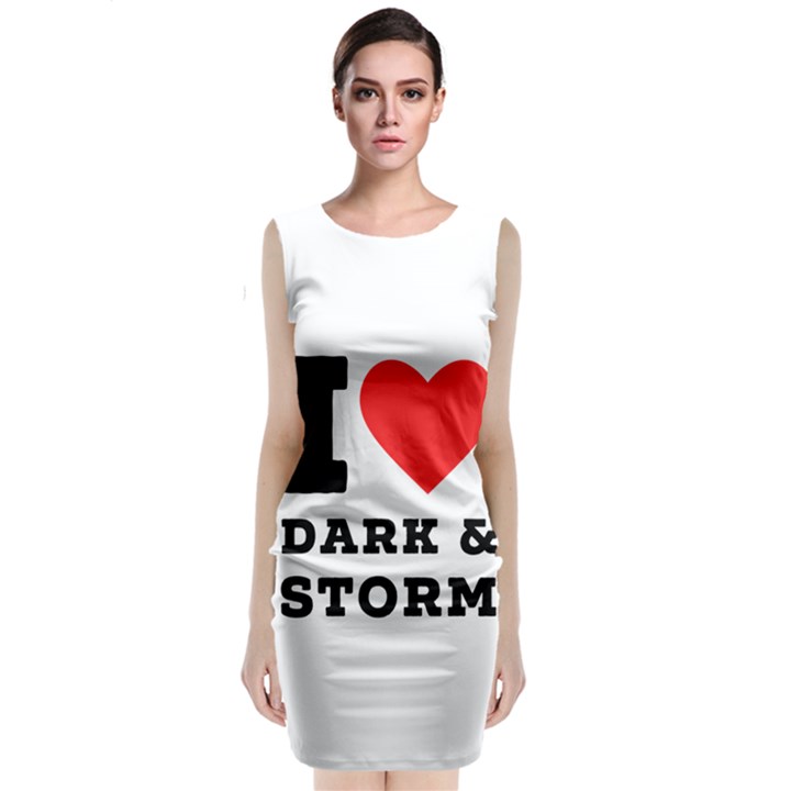 I love dark and storm Classic Sleeveless Midi Dress