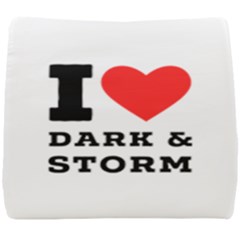 I Love Dark And Storm Seat Cushion by ilovewhateva