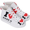 I love dark and storm Kids  Hi-Top Skate Sneakers View3