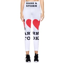 I Love Dark And Storm Pocket Leggings  by ilovewhateva