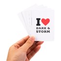 I love dark and storm Playing Cards Single Design (Rectangle) with Custom Box View3