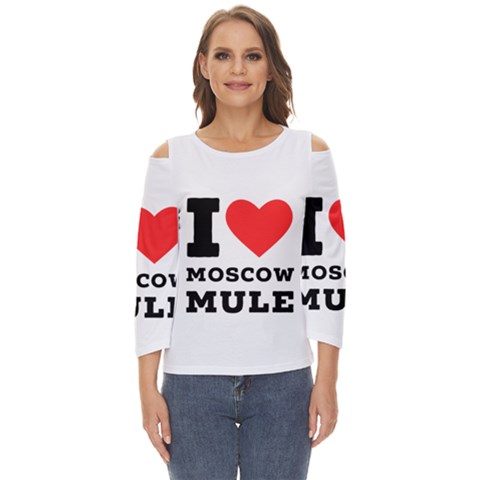 I Love Moscow Mule Cut Out Wide Sleeve Top by ilovewhateva