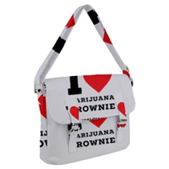 I Love Marijuana Brownie Buckle Messenger Bag by ilovewhateva