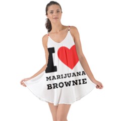 I Love Marijuana Brownie Love The Sun Cover Up by ilovewhateva