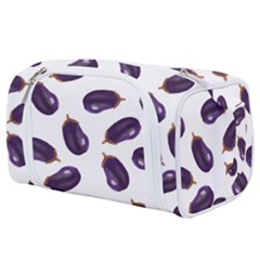 Eggplant Toiletries Pouch by SychEva