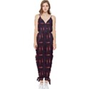 Hot Peppers Sleeveless Tie Ankle Chiffon Jumpsuit View1