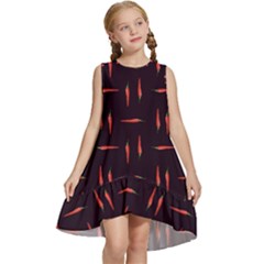 Hot Peppers Kids  Frill Swing Dress by SychEva