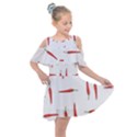 Pepper Kids  Shoulder Cutout Chiffon Dress View1