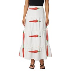 Pepper Tiered Ruffle Maxi Skirt by SychEva