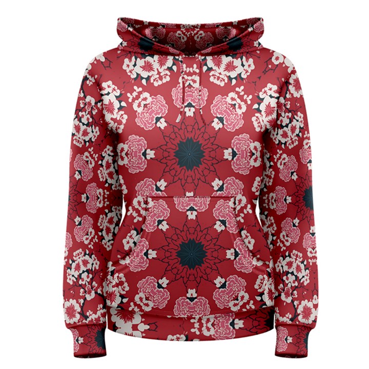 Traditional Cherry blossom  Women s Pullover Hoodie