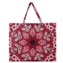 Traditional Cherry blossom  Zipper Large Tote Bag View1