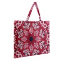 Traditional Cherry blossom  Zipper Large Tote Bag View2