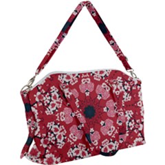 Traditional Cherry Blossom  Canvas Crossbody Bag by Kiyoshi88