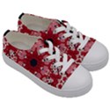 Traditional Cherry blossom  Kids  Low Top Canvas Sneakers View3