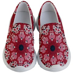 Traditional Cherry Blossom  Kids Lightweight Slip Ons by Kiyoshi88