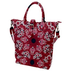 Traditional Cherry Blossom  Buckle Top Tote Bag by Kiyoshi88