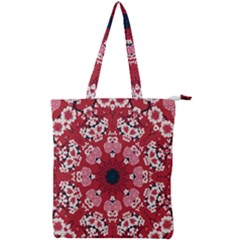 Traditional Cherry Blossom  Double Zip Up Tote Bag by Kiyoshi88