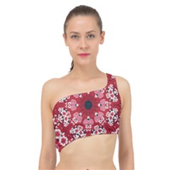 Traditional Cherry Blossom  Spliced Up Bikini Top  by Kiyoshi88