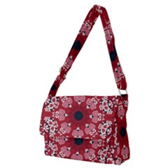 Traditional Cherry Blossom  Full Print Messenger Bag (m) by Kiyoshi88