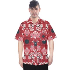 Traditional Cherry Blossom  Men s Hawaii Shirt