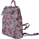 Traditional cherry blossom on a gray background Buckle Everyday Backpack View1