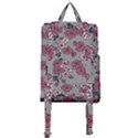 Traditional cherry blossom on a gray background Buckle Everyday Backpack View3