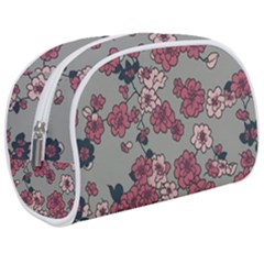 Traditional Cherry Blossom On A Gray Background Make Up Case (medium) by Kiyoshi88